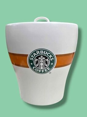 Early 2000s Starbucks Coffee Mug Cookie Jar